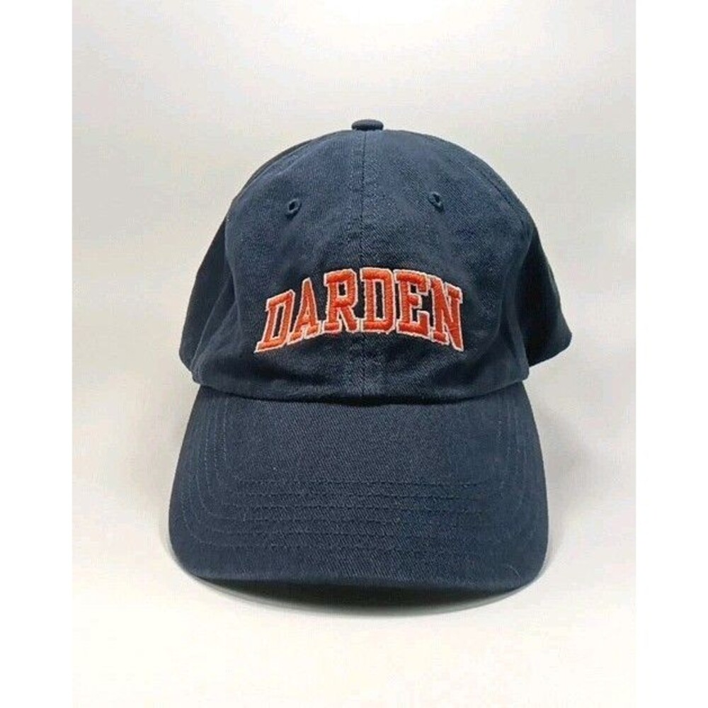 Darden Embroidered Richardson R55 UVA Business School MBA Navy Strapback Hat Cap